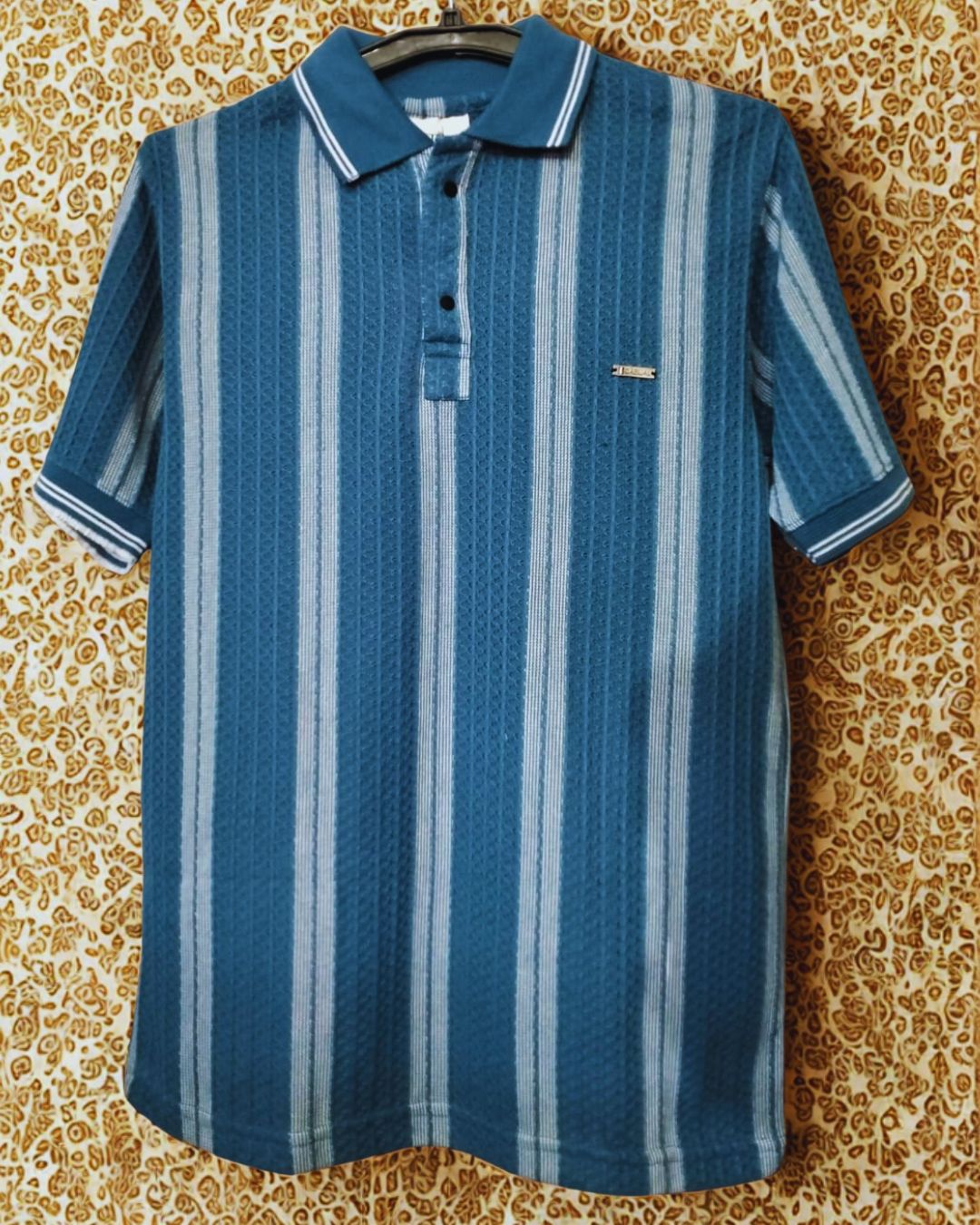 Premium Zara-Style Vertical Striped Polo T-Shirts for Men – Classic & Trendy Summer Wear - Image 2